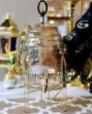 Glass Beverage Dispenser With a Stand
