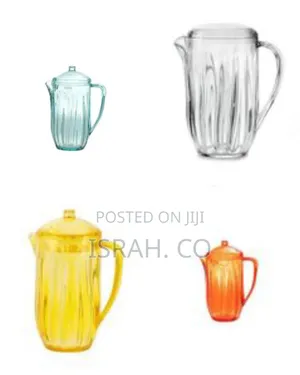 Stylish Acrylic Water Jug / Pitcher With Lid (2.5 Litres)
