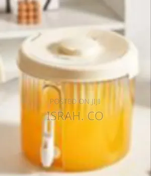 Versatile Refrigeratr Beverage Dispenser With Spigot, 3l - Transparent