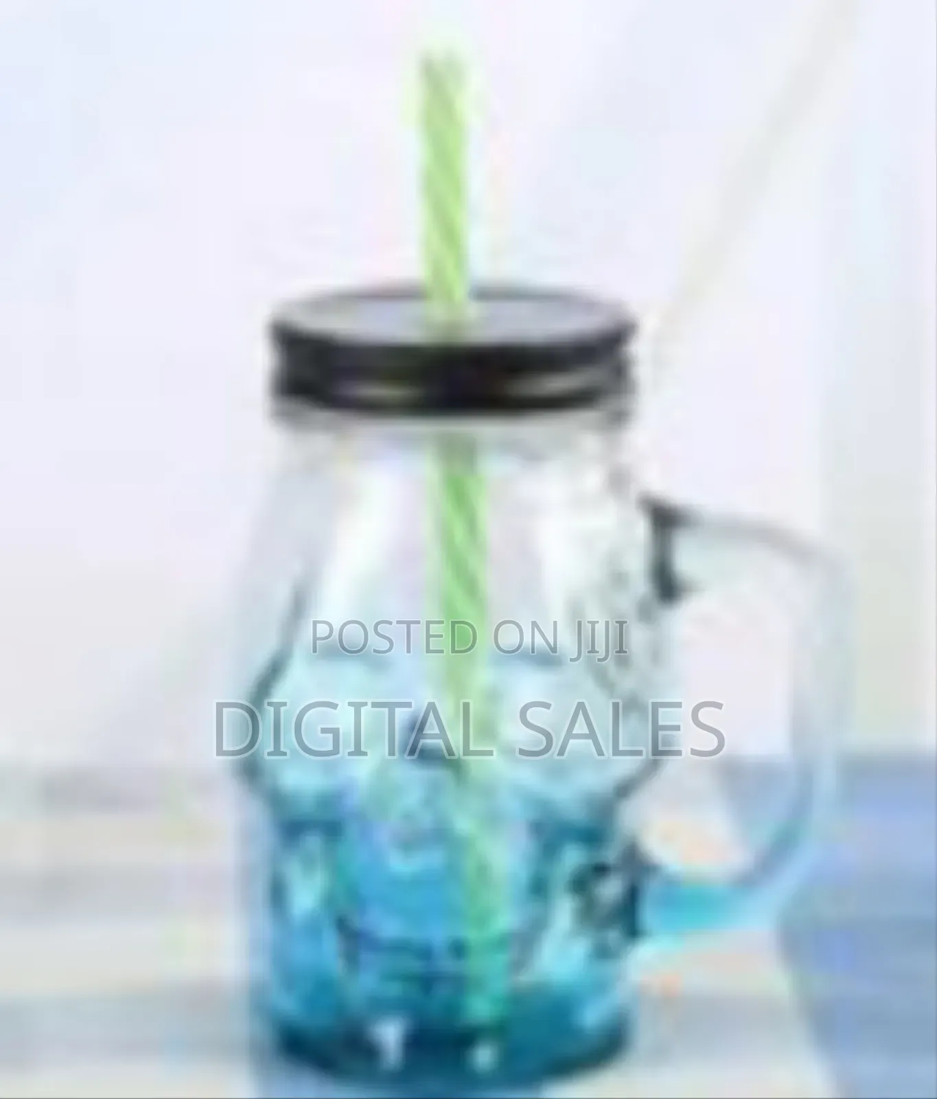 Set of 6 Spooky Skull Mason Jar Mugs With Straw