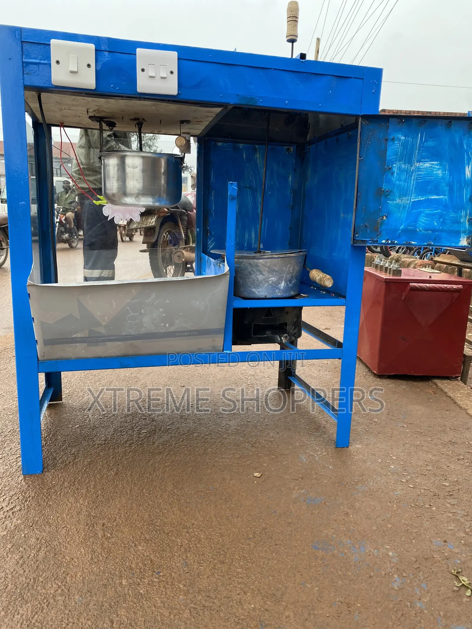 Popcorn Machine /Charcoal-electric/ Both Use