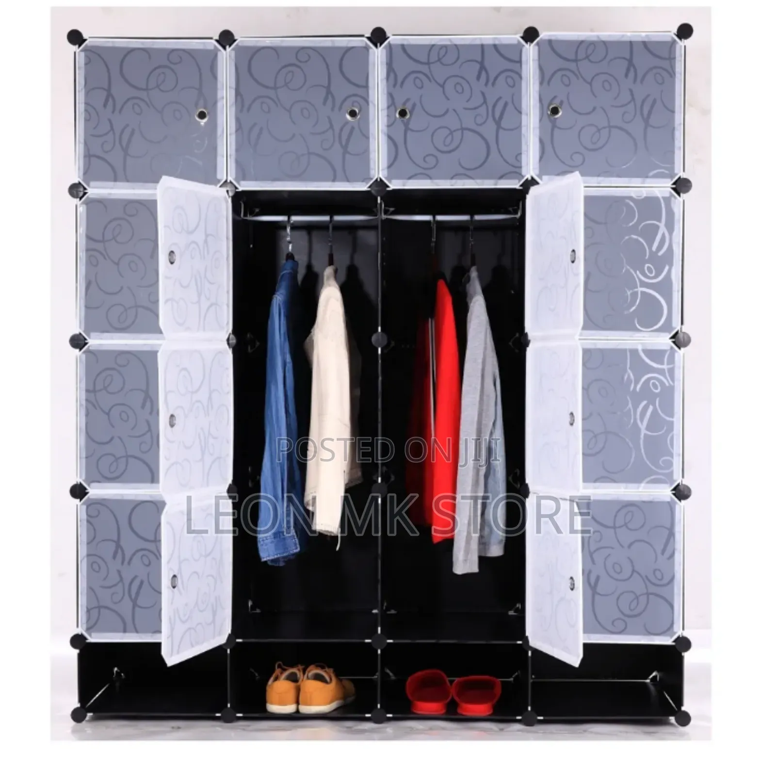 Plastic 4columns Closets