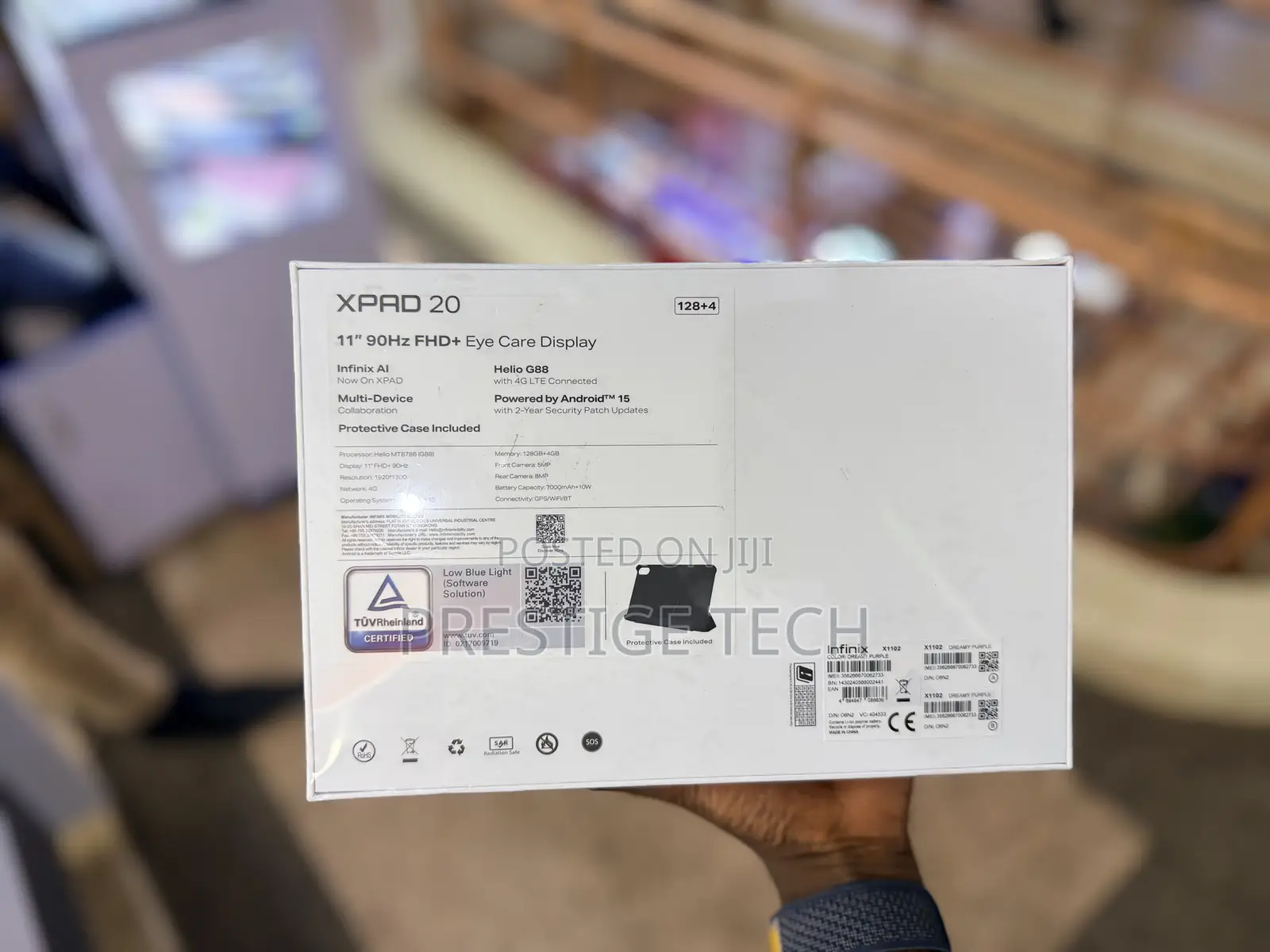 New Infinix Xpad 20 128 GB Black