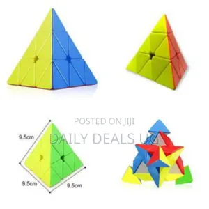 Elegant Pyraminx Speed Cube / Pyramid Puzzle - Multicolor