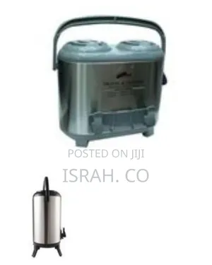 Dual-Chamber Stainless Steel Insulated Beverage Dispenser - Multicolo