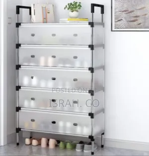 Stylish Space-saving 5-tier Dustproof Shoe Storage Cabinet