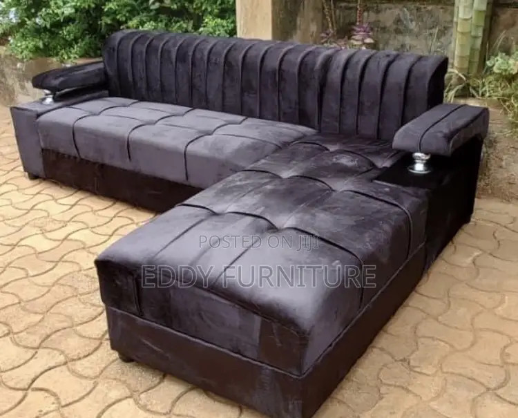 Black Sofa L Shape
