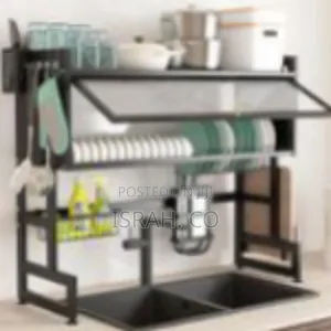 Over-the-Sink Multi-Functional Dish Drying Rack Storage Organizer