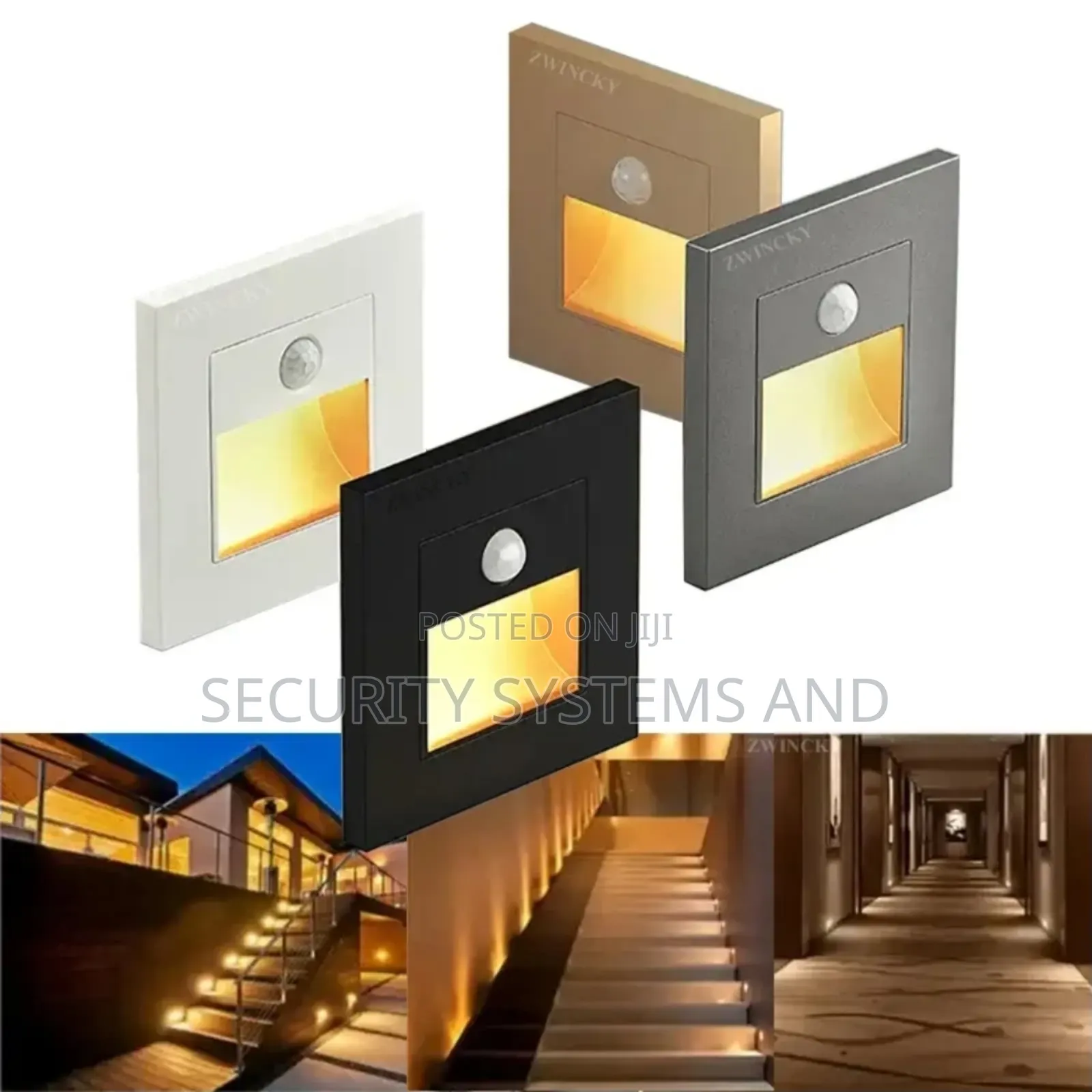 Led Stair Light Wall Lamp Motion Sensor