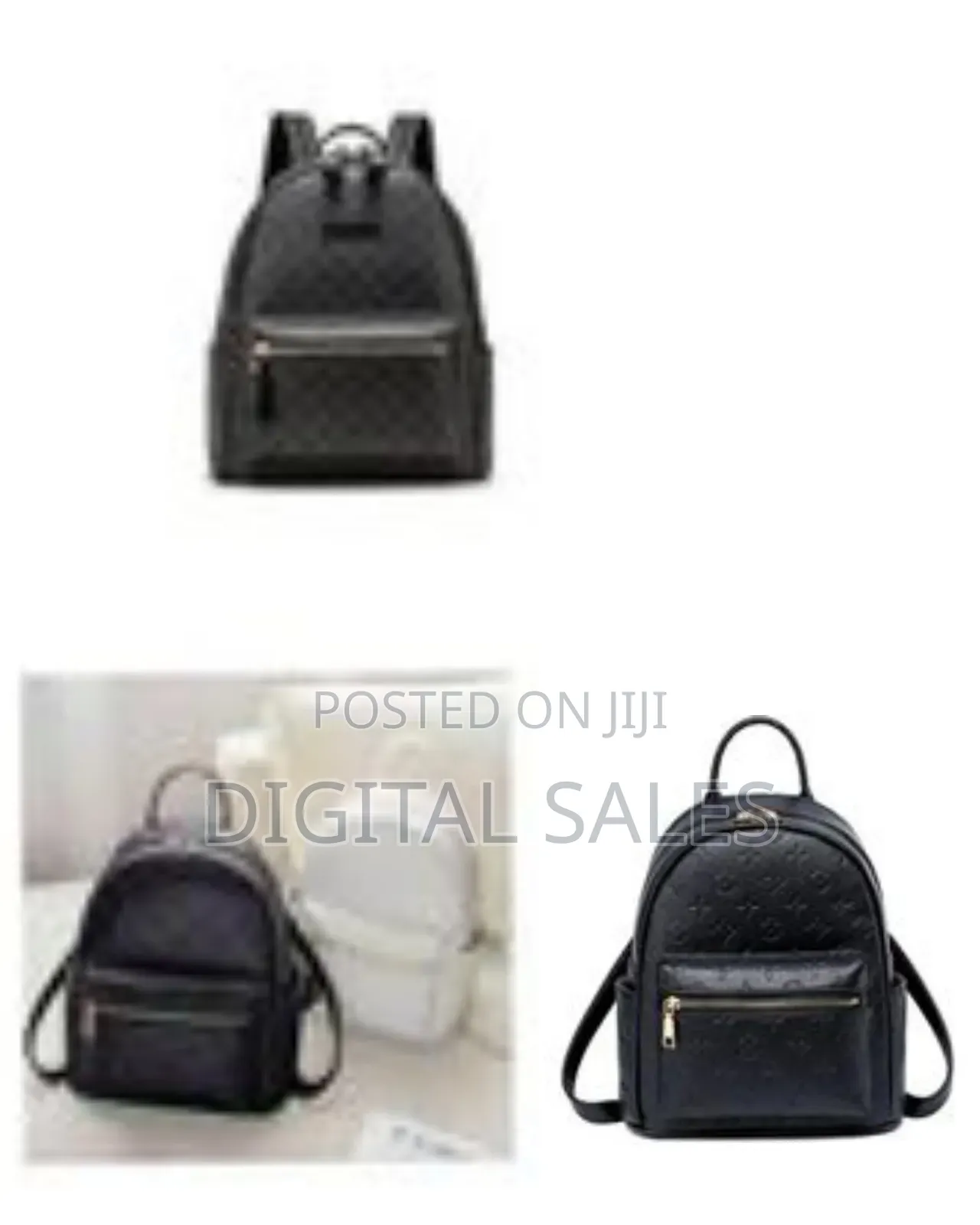 Chic Embossed Monogram Mini Backpack - Multicolor