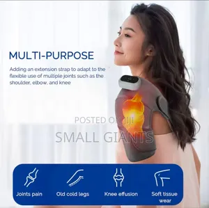 3-in-1 Knee Massager Pad With Heat and Vibration Functions.