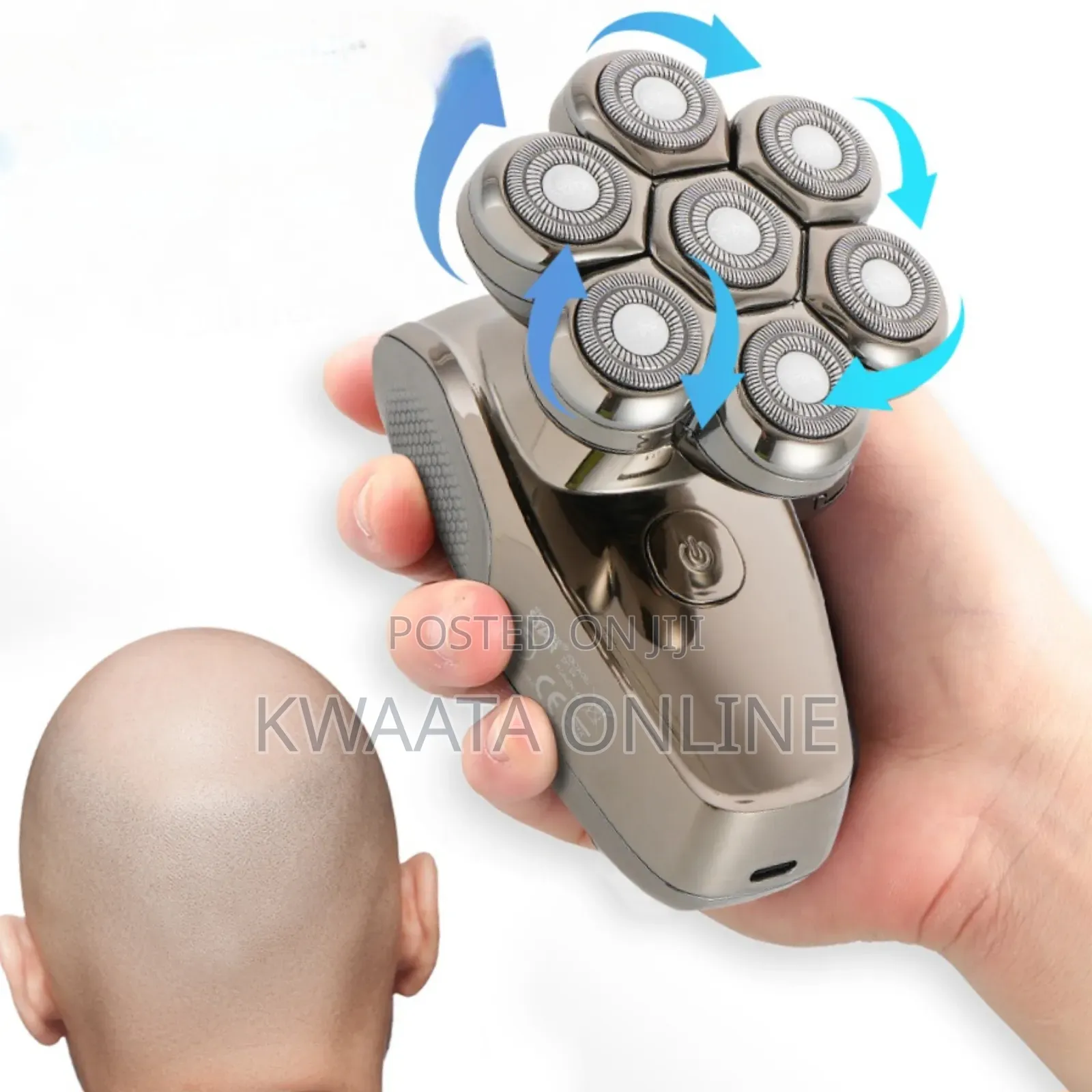 St-5646 Winning Star Detachable 7d Electric Head Shaver Bald Clipper