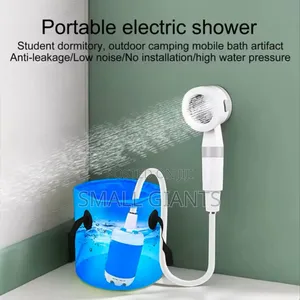 Portable, Mobile Electric Shower System.