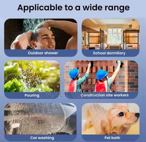 Portable, Mobile Electric Shower System.
