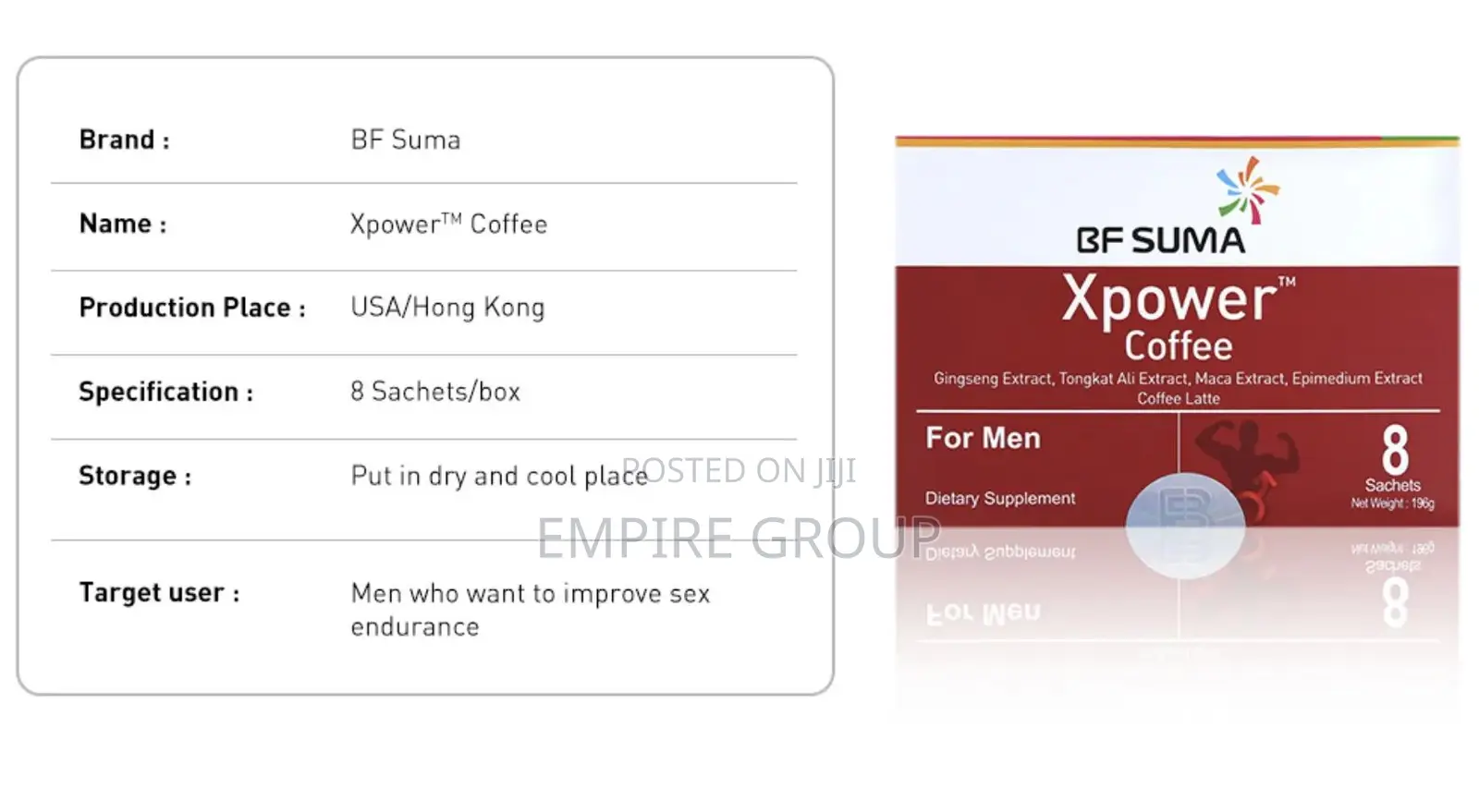 Xpower Coffee | Men's Ginseng Coffee for Energy Vitality
