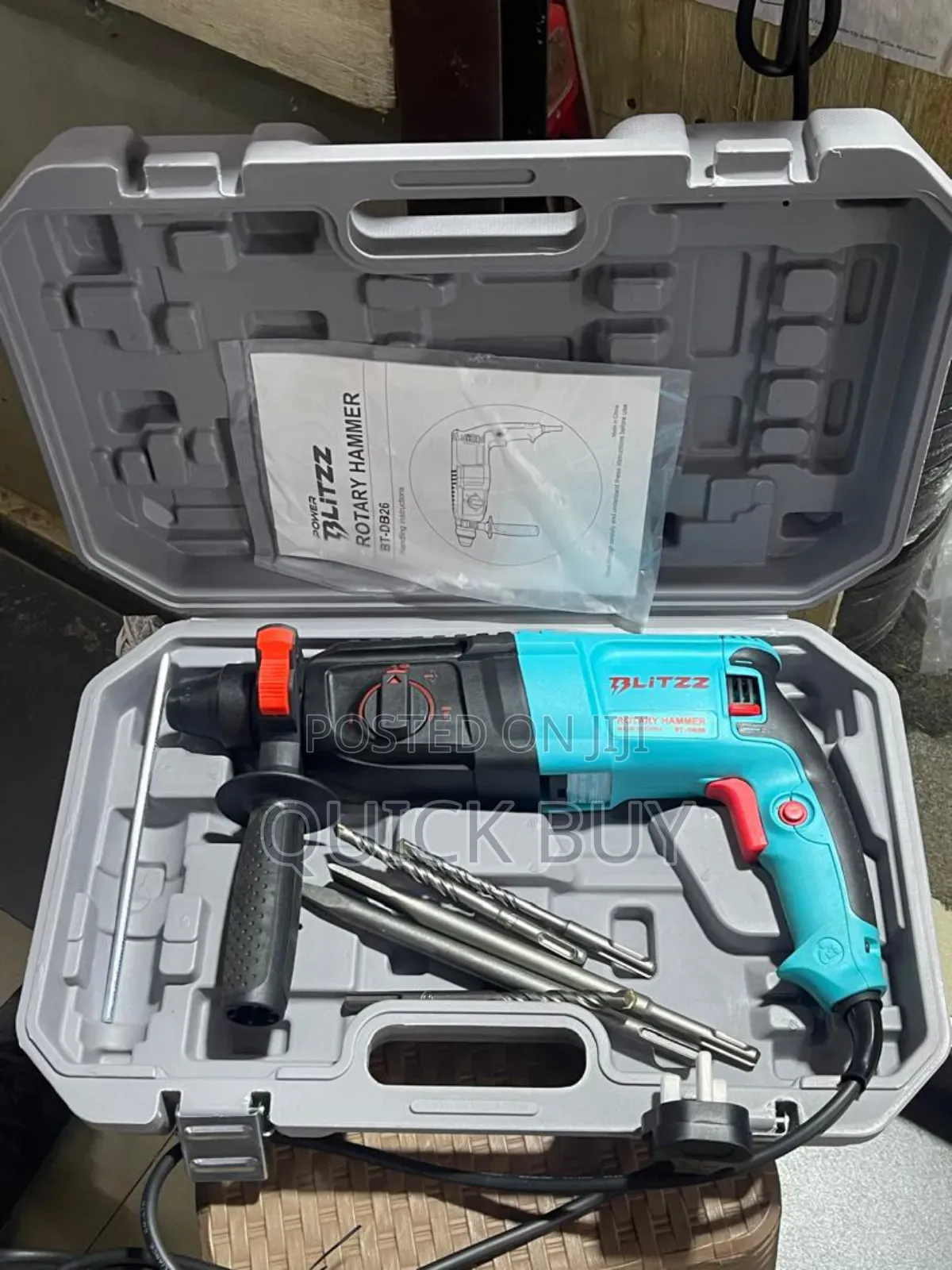 Blitzz 26mm Rotary Hammer Drill (Model Bt-Db26)