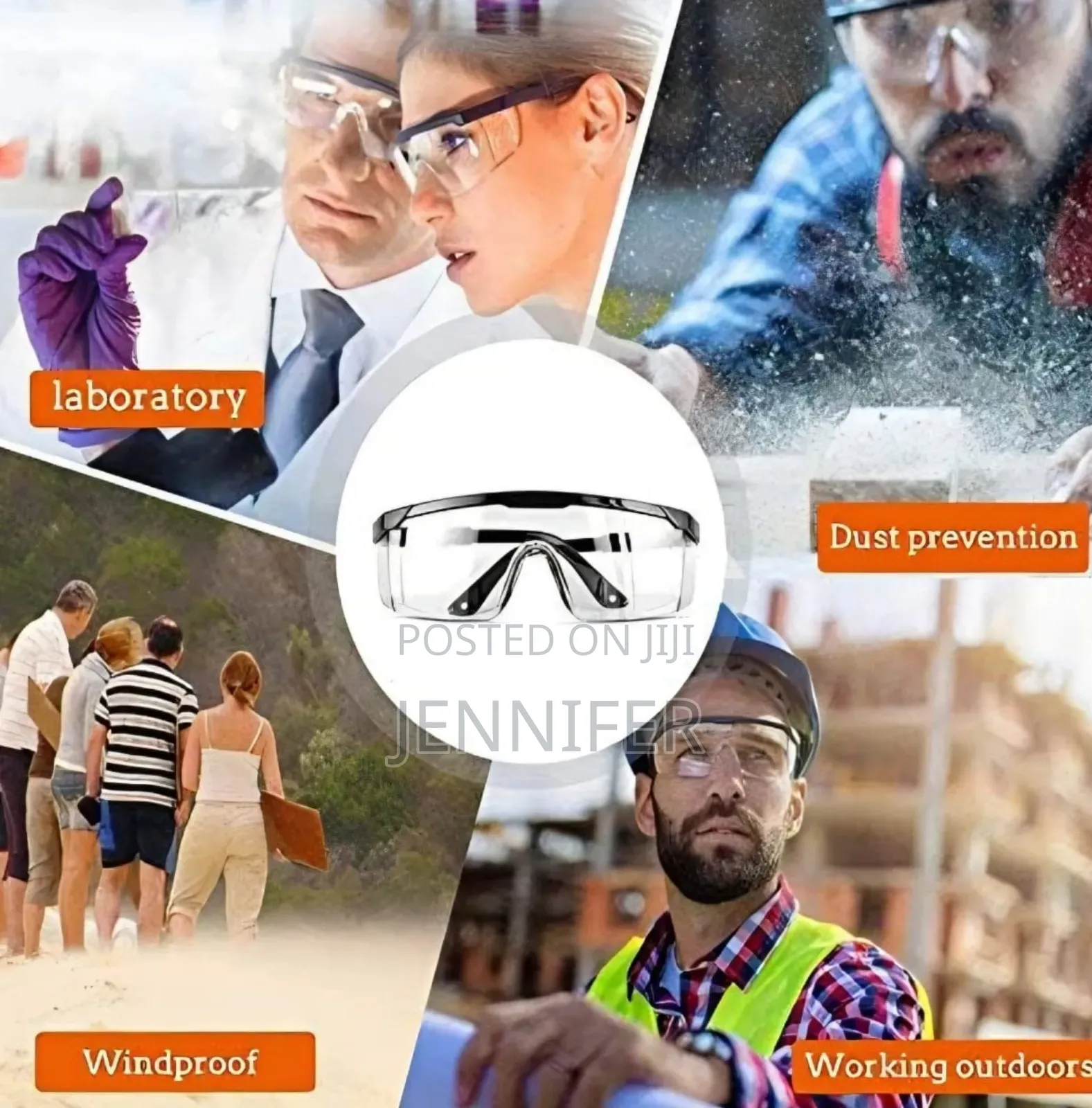 2pcs Safety Goggles