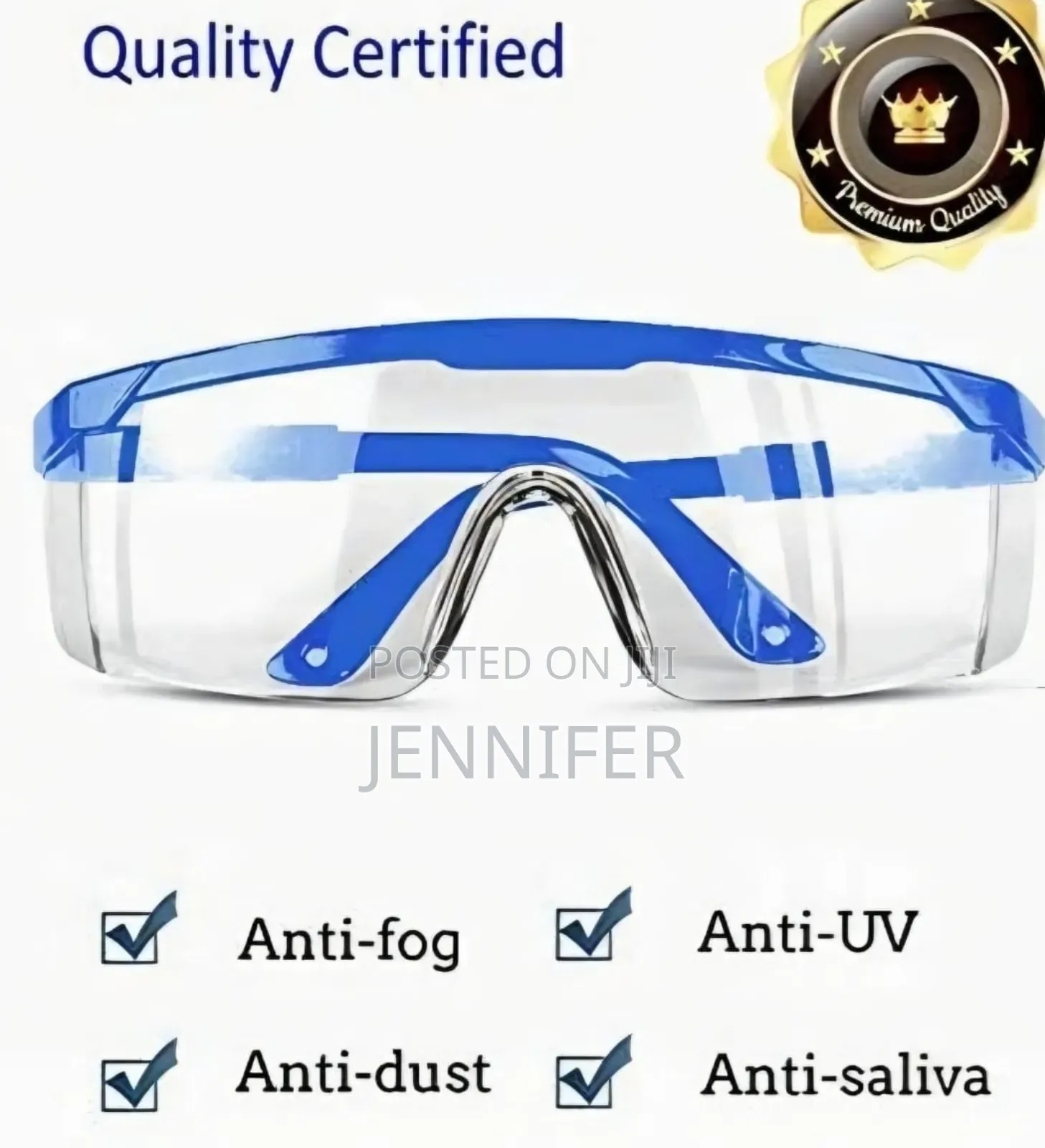 2pcs Safety Goggles