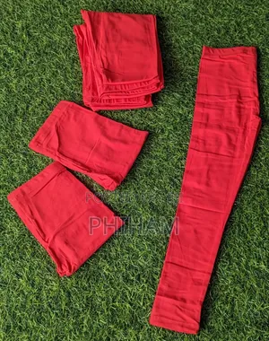 Girls/Kids Red Leggings