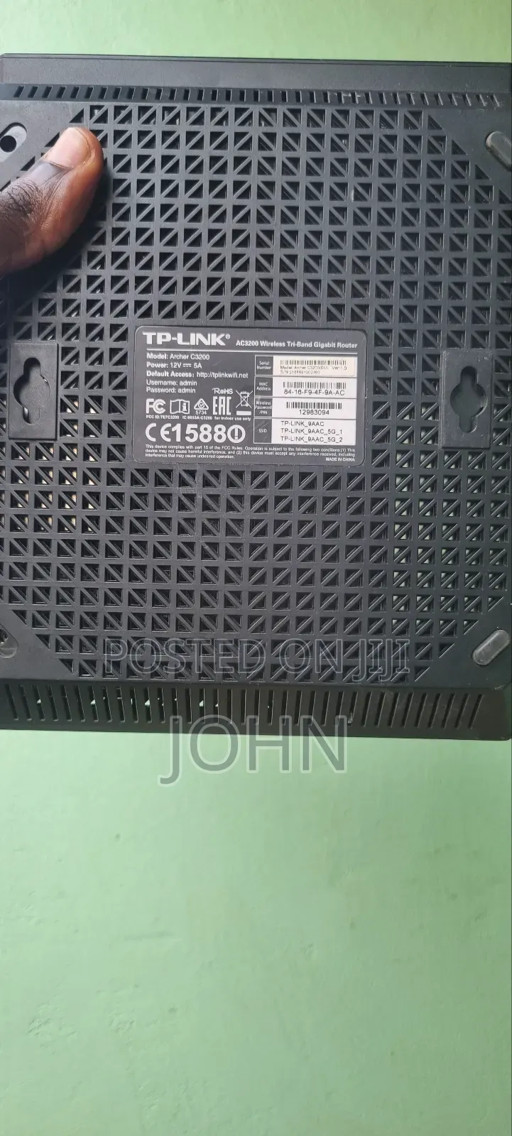 Tp Link Archer C3200
Router