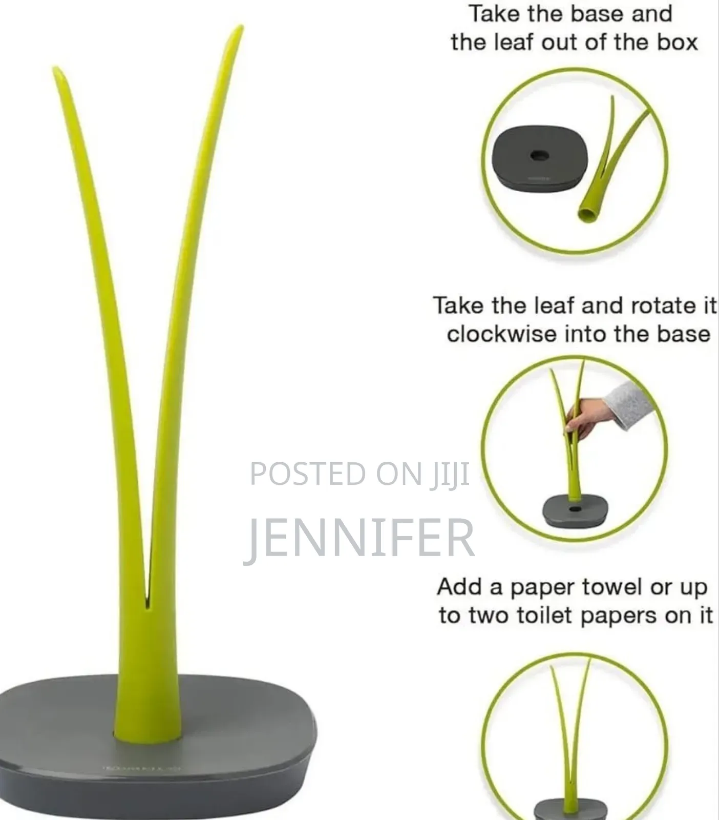 Vertical Countertop Paper Towel Stand