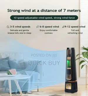 Boma 5 in 1 Bladeless Fan With Remote Control