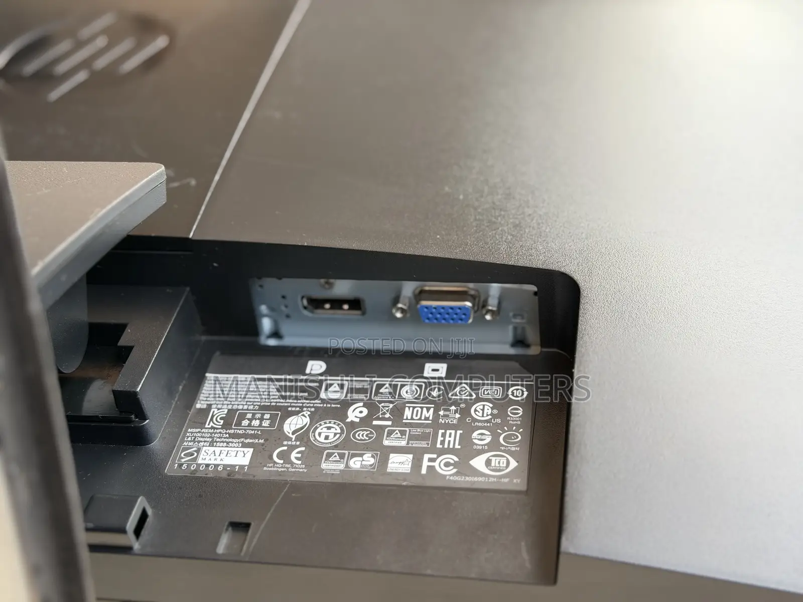 Monitor Hp 23.4 Inch Screen Ips Vga Dp