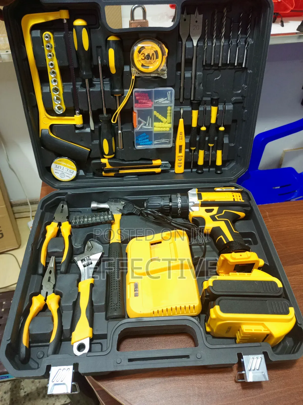 Cordless Drill Home Tool Kit Set.