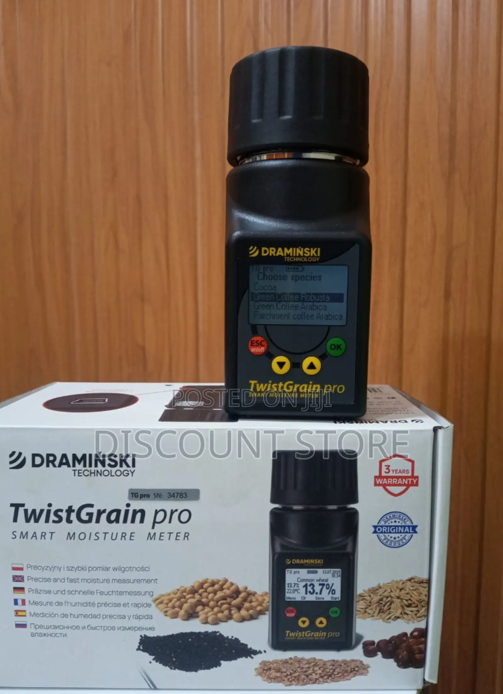 Draminski Moisture Meter Tg Pro Cocoa Coffee Draminski Moisture Meter