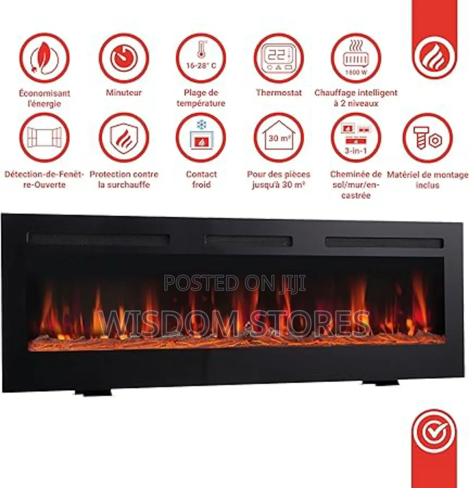 Led Modern Electric Simulated Fireplaces Flame Lamp