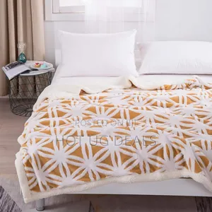 5x6 Fleece 4pcs Duvet With Bedsheet 2 Pillowcases