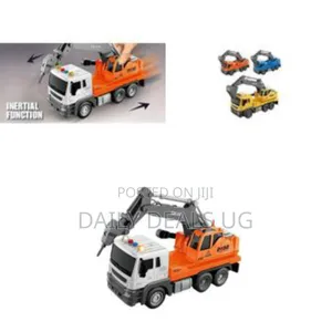 1:16 Multifunction Construction Truck With Excavator Arm - Multicolor