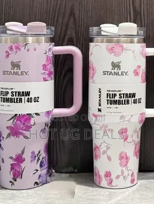 Stanley Love Shack Fancy Tumbler With Straw And Handle-multicolour
