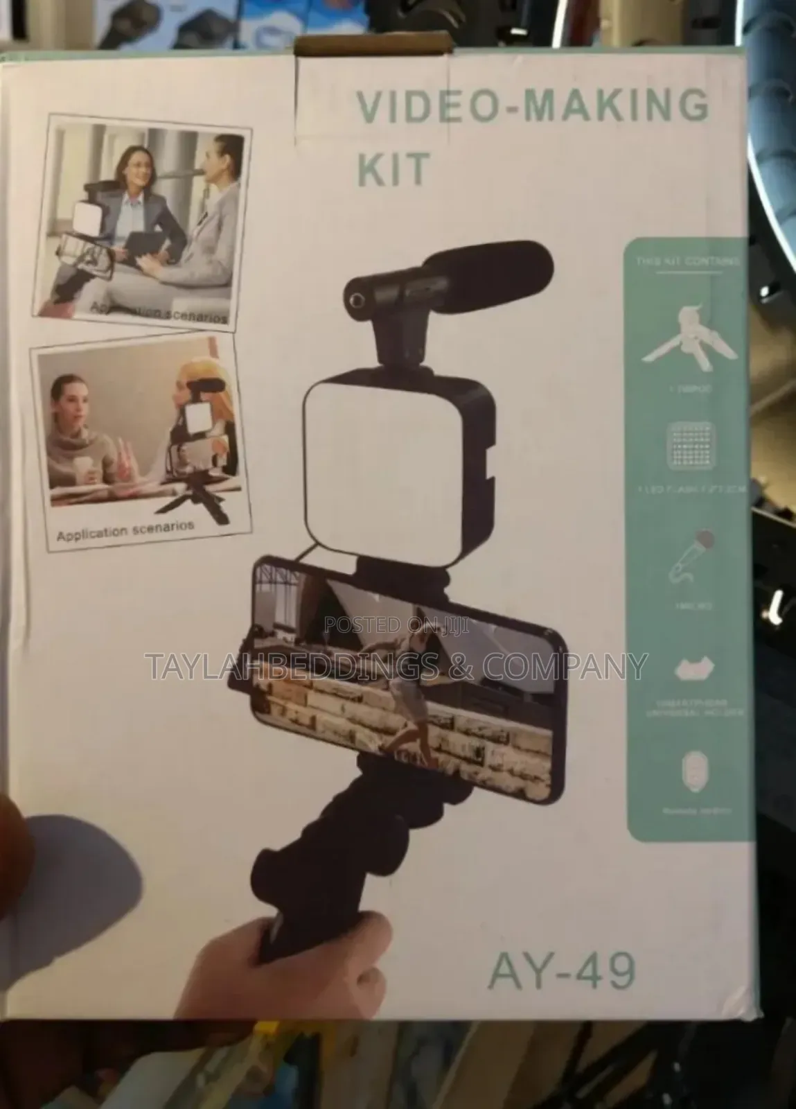 Tripod for Camera Operating Video Recording Kit for Video Making, Mic