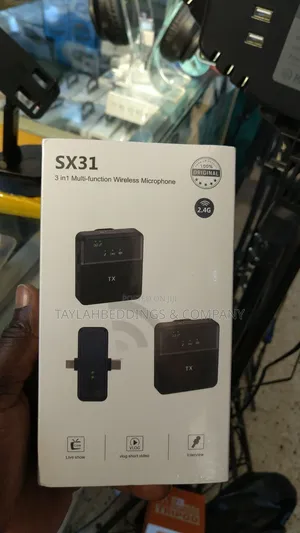 Sx31 3 in 1 Wireless Lavalier Microphone 30m Long Range