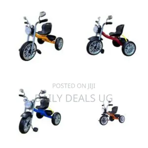 Children's Tricycle With a Parent Push Handle
