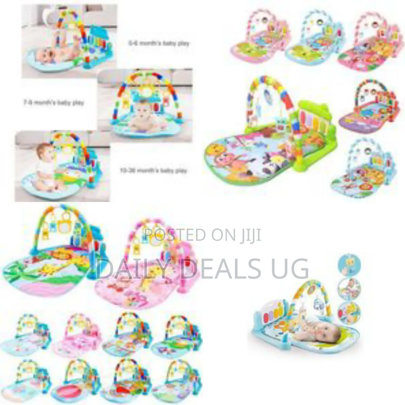 Baby Play Mat With a Piano and Activity Gym