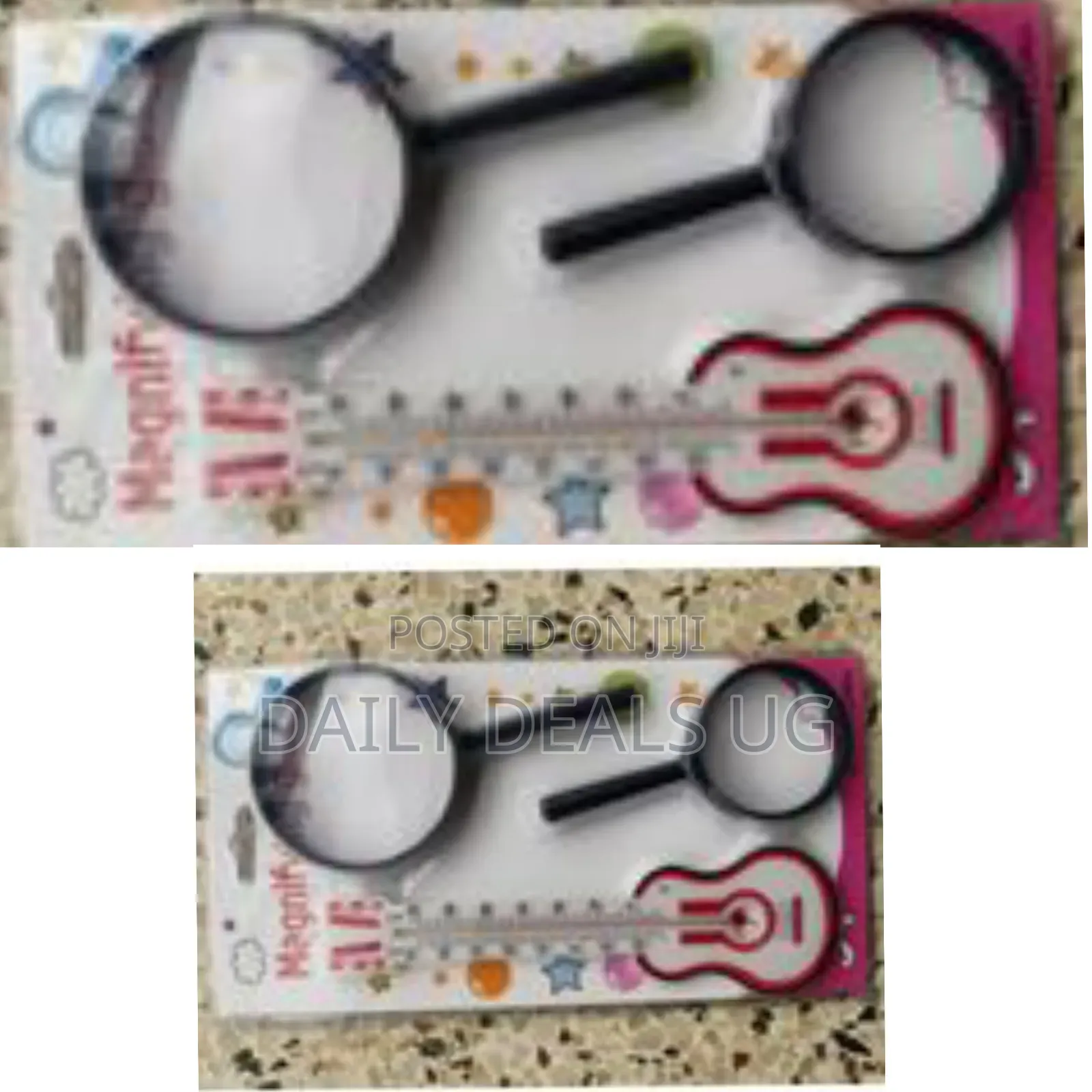 Fun Magnifying Glass Thermometer Educational Toy Set
