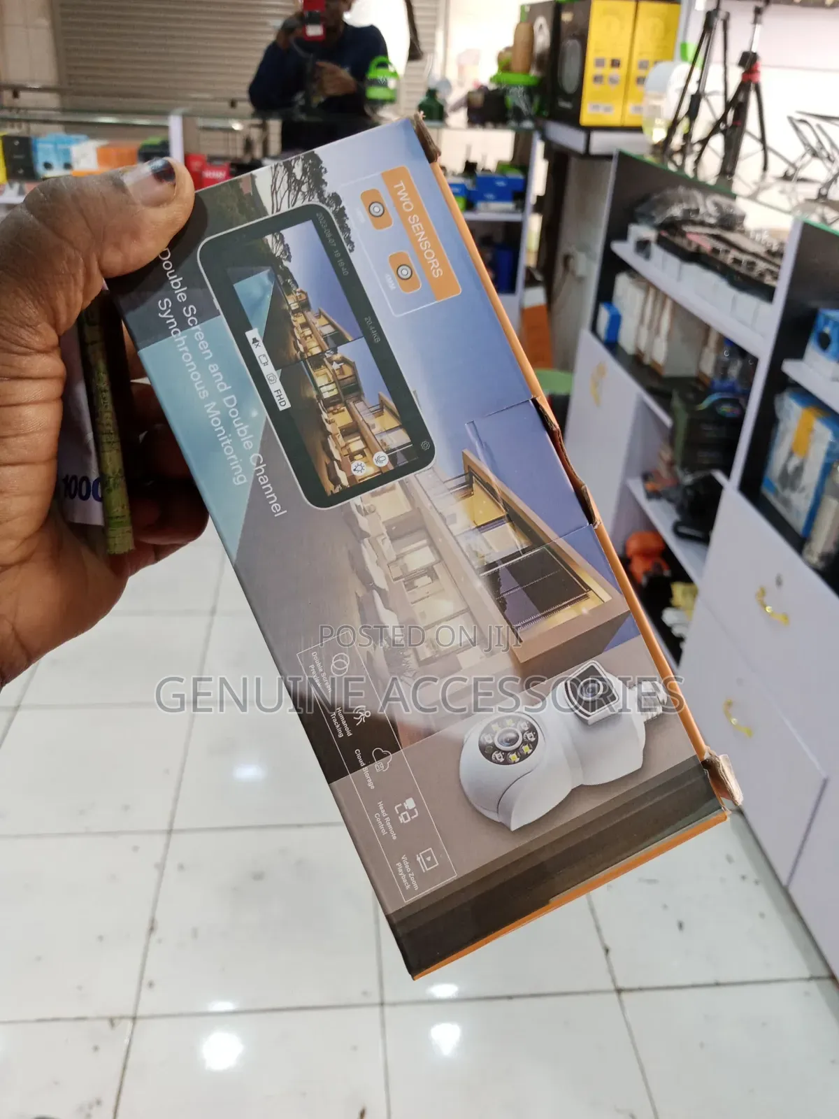 Dual Lens Bulb Wifi Camera
