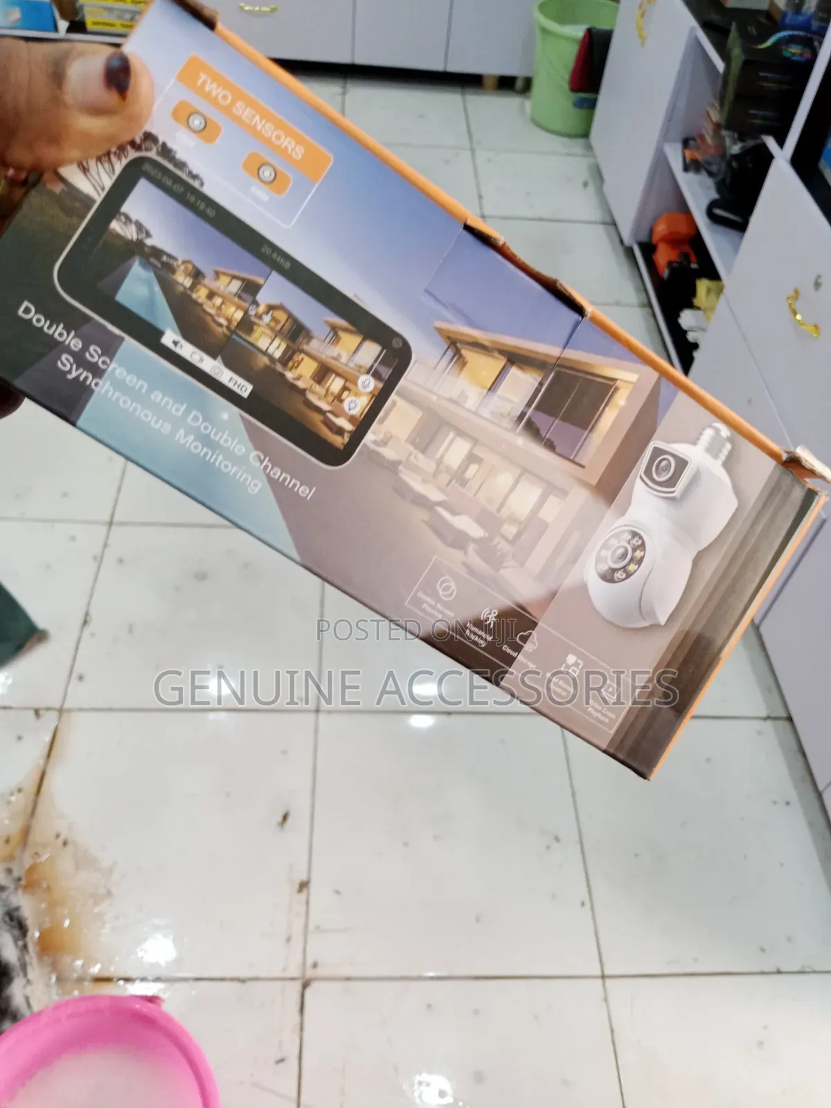 Dual Lens Bulb Wifi Camera
