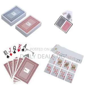 Plastic Pocker Playing Cards