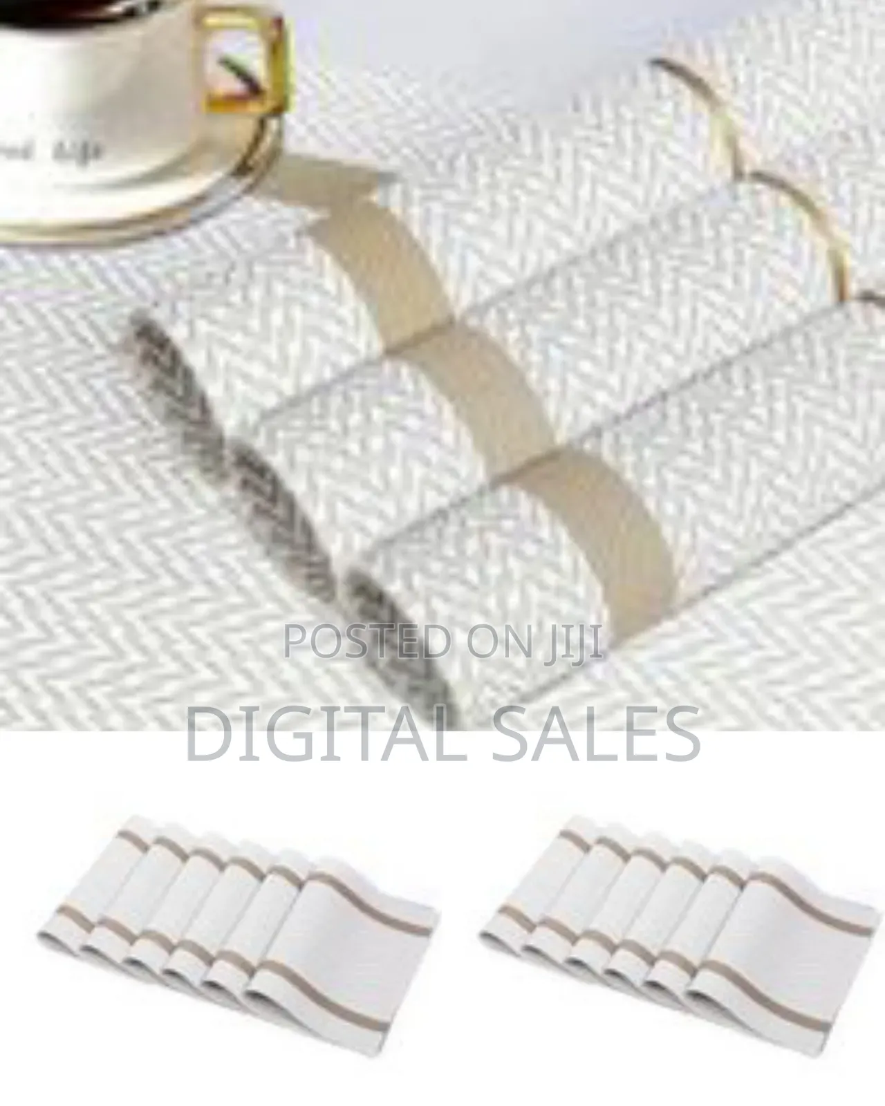 Set of Durable Woven Placemats - Multicolor