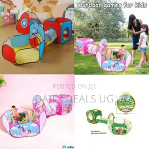 3-in-1 Unicorn Princess Play Tent, Tunnel, and Ball Pit Set