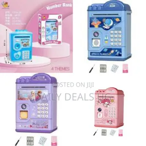 Magical Princess Electronic Piggy Bank With Fingerprint and Pin Access