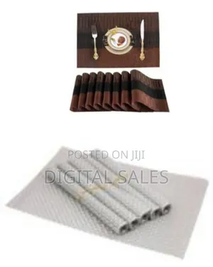 Elegant Woven Dining Placemats Set - Multicolor