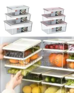 3 Pieces Acrylic Serving Containers