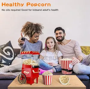 Retro Popcorn Machine With Cart