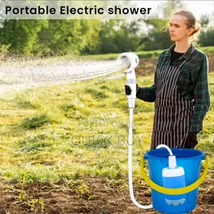Portable, Mobile Electric Shower System.