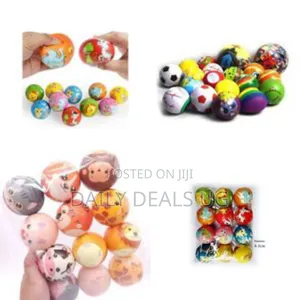 Whimsical Animal Adventure Squeeze Balls -Set of Colorful Sensory Toys