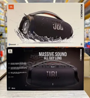 JBL Boombox 3 Portable Bluetooth Speaker.